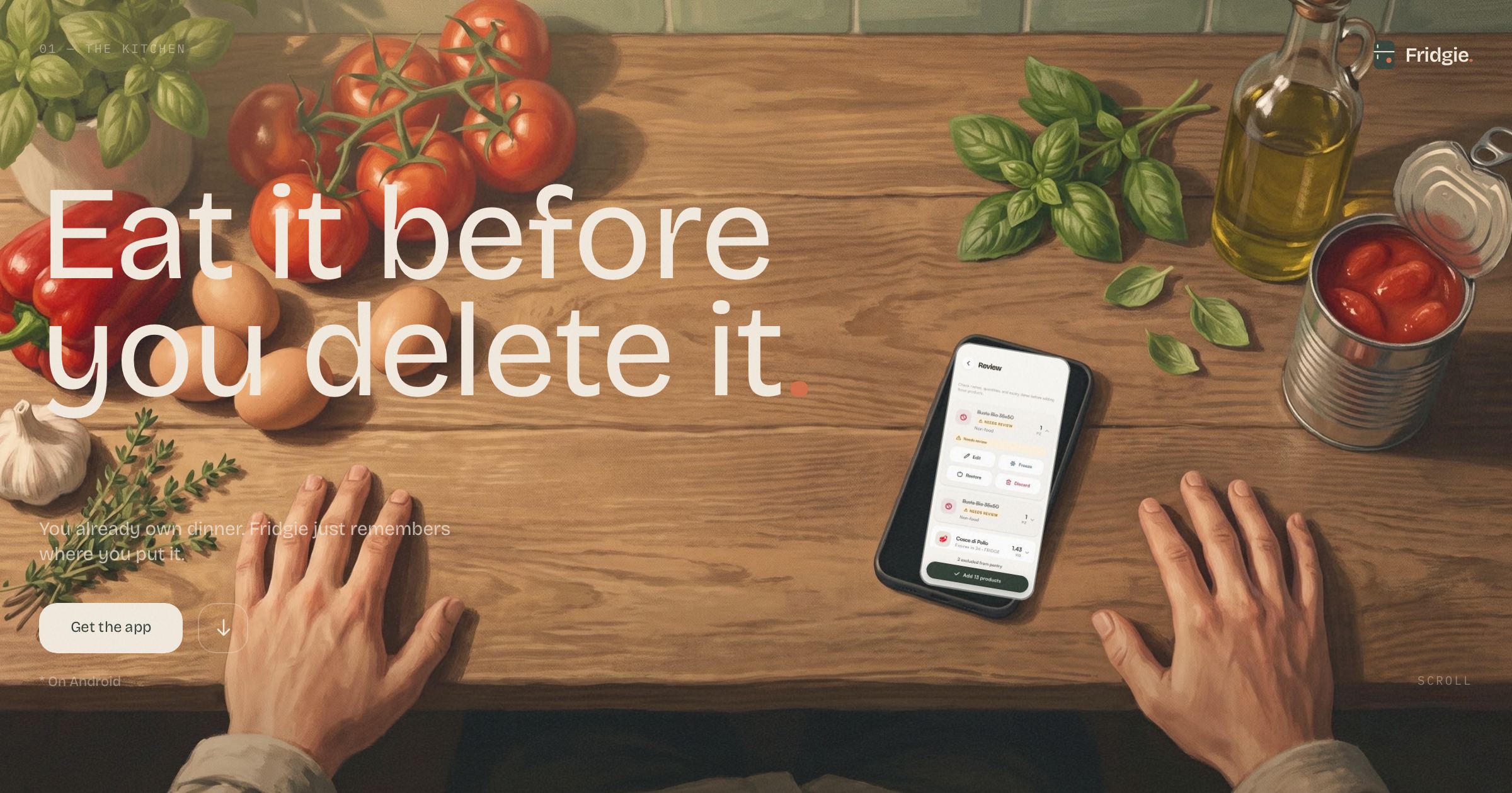Buy spinach. Forget spinach. Discover liquid spinach two weeks later. So I built an app to break the